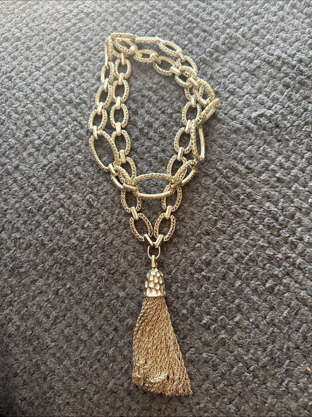 Kendra Scott Gold Link Chain Necklace with Tassel
